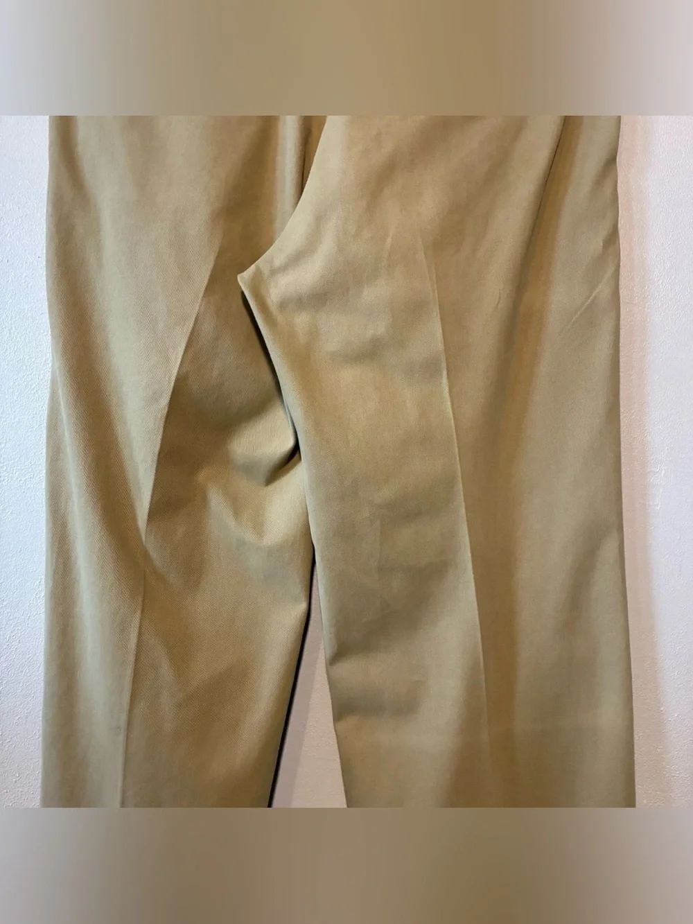 Indigo Palms Men's Pants Size 36x32 Tan Zip Fly Straight Leg Chino 100% Cotton